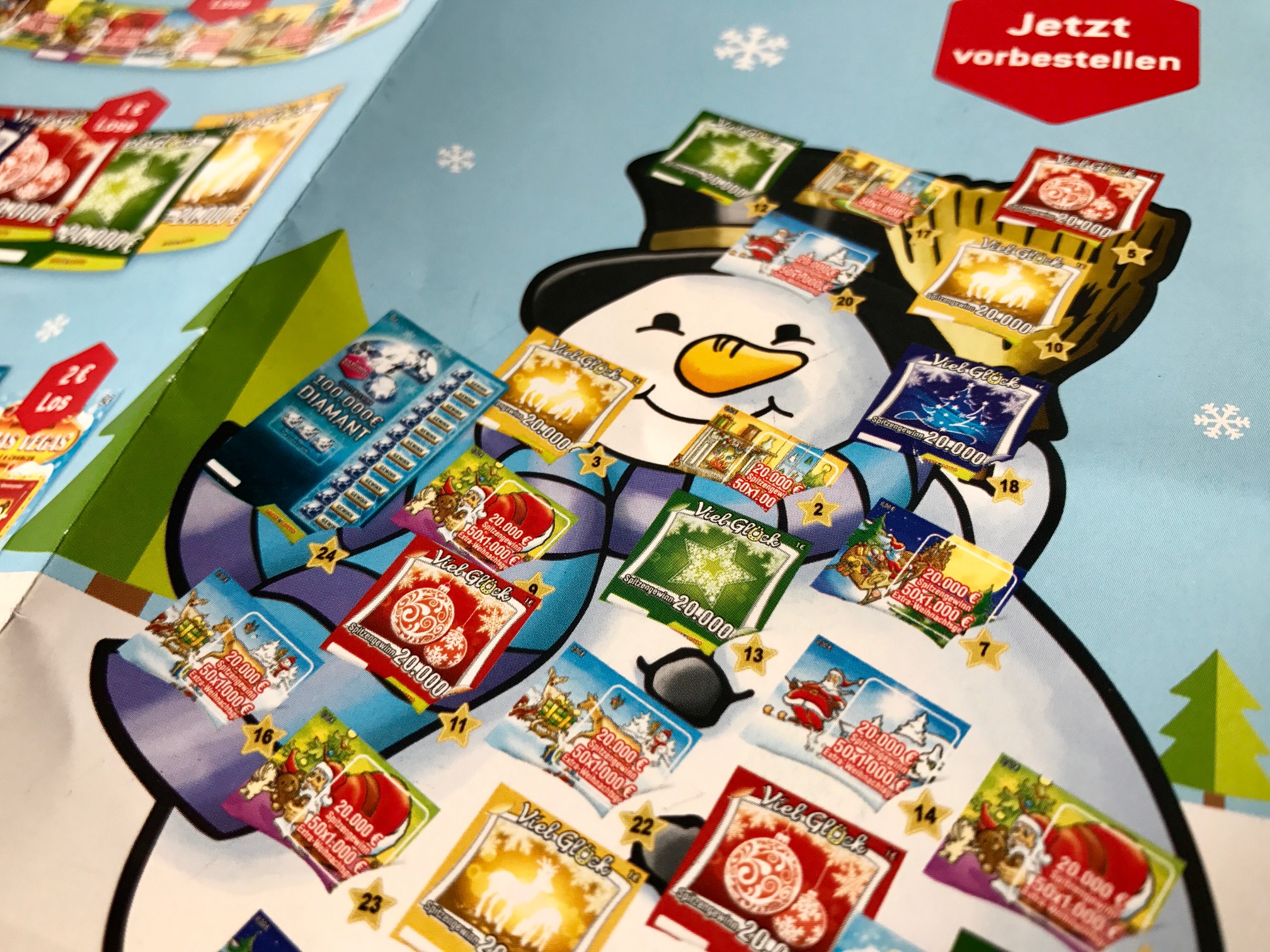 Rubbellos Adventskalender von Westlotto (NRW) - Losrubbeln.com