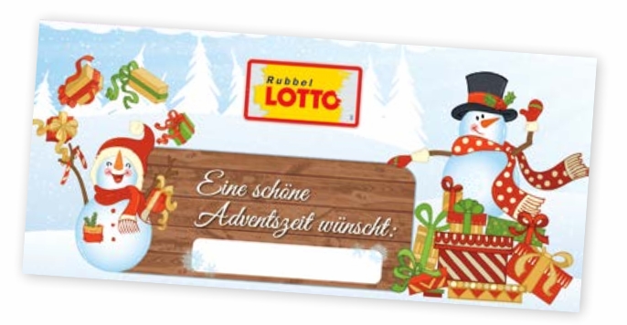 Rubbellotto-Adventskalender Rheinland Pfalz 2018