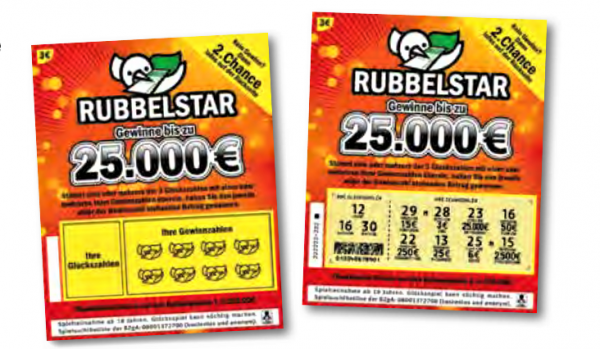 Rubbelstar Rubbellos von Lotto BW