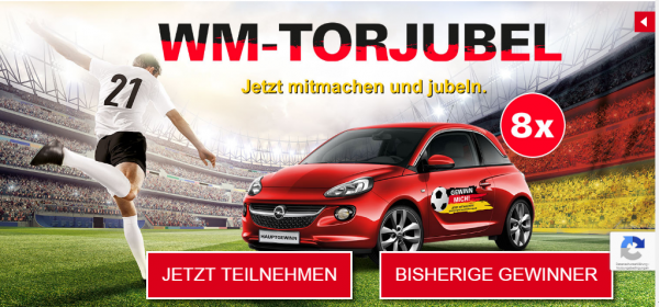 WM-Torjubel Gewinnspiel