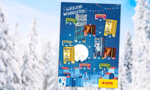 Lotto Baden-Württemberg Rubbellos-Adventskalender 2021