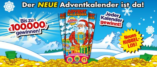 Rubbellos Adventskalender 2019 Österreich