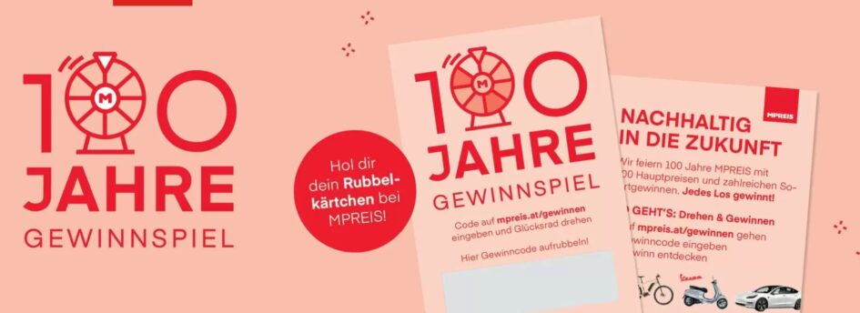 100 Jahre MPREIS Gewinnspiel 2021