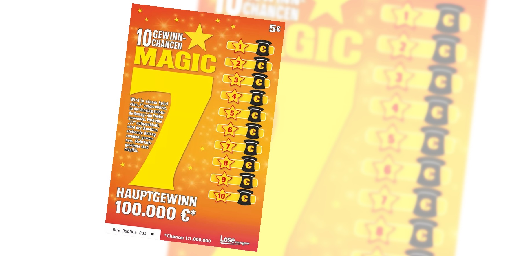 MAGIC 7 Rubbellos von LOTTO Bayern - Losrubbeln.com