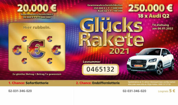 Glücksrakete 2021 Artikelbild