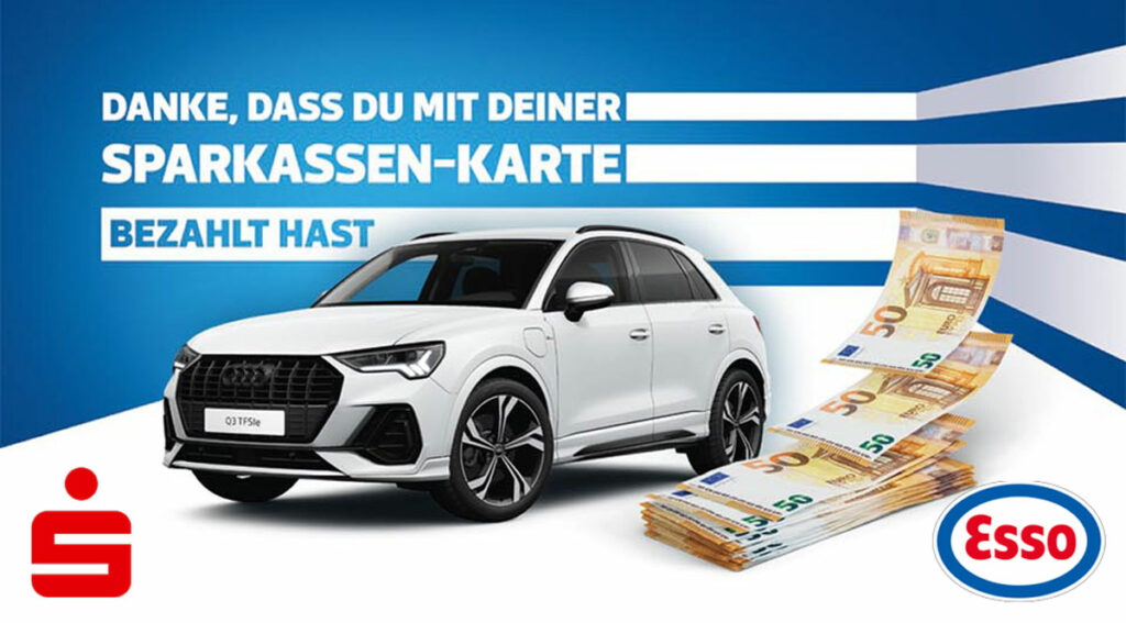 Esso Rubbellos "Tanken mit Karte" 2022 - Täglich 1.000€ gewinnen