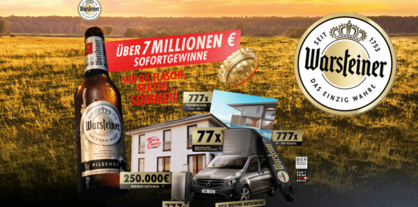 Warsteiner Kronkorken Gewinnspiel Artikelbild