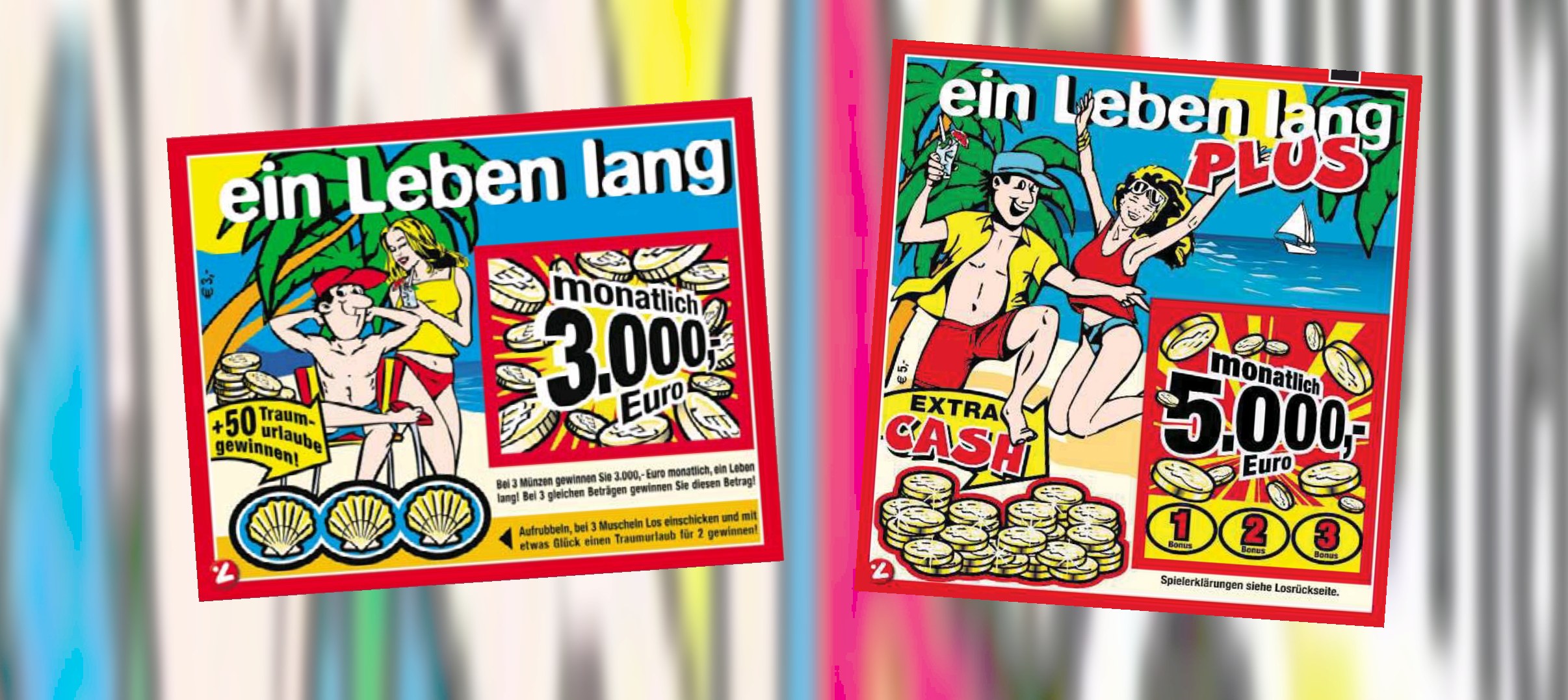 "Ein Leben lang Rubbellos" der Österreichischen Lotterien